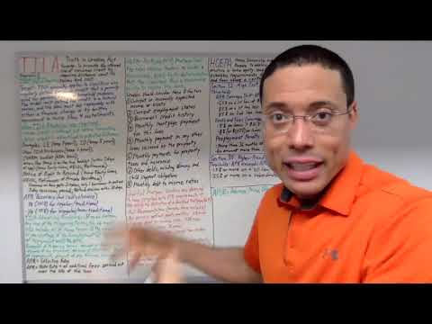 TILA Regulation Z (MLO Study Video)