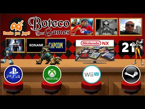 Boteco dos Games - Bate Papo #21 |  NX com cartuchos? , Uncharted 4, Futuro de Capcom e Konami ...