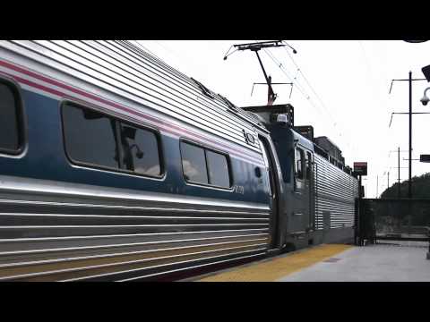 Amtrak Train No. 161 with some nice horn action at Metropark