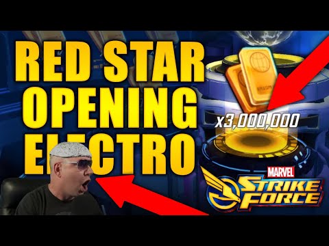 3 Million Gold Drop - Red Star Opening for Electro! - MARVEL Strike Force - MSF