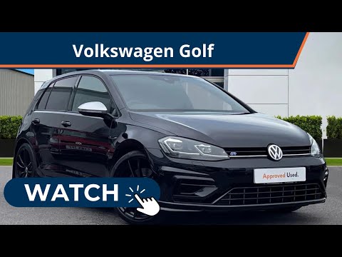 Approved Used Volkswagen Golf R 2.0 TSI DSG 4M Deep Black | Wrexham Volkswagen