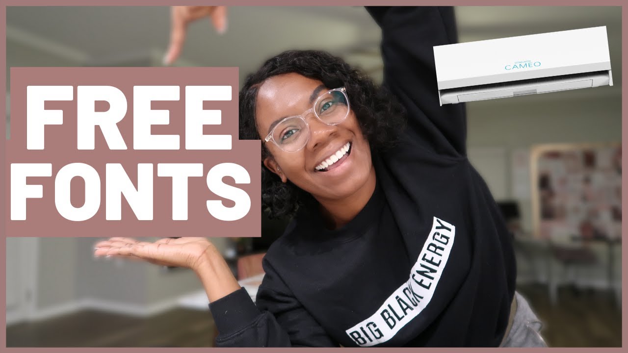 Add FREE FONTS to your Silhouette Studio | 1001fonts & DaFonts | GIVEAWAY✨ | TheCorporateFinesser