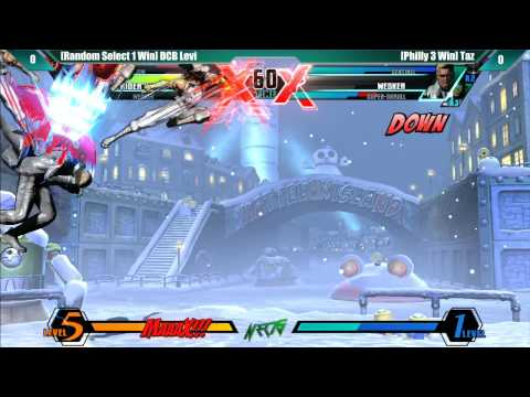 NEC15 - UMVC3 - Curleh Mustache Battle Royale 4 - Random Select vs Philly