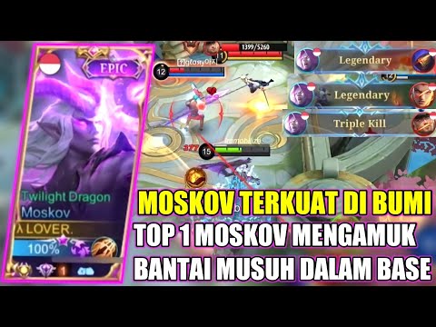 TOP GLOBAL MOSKOV MENGAMUK !! MUSUH TERBANTAI, TERKEJUT DAN TAKBERDAYA - MOBILE LEGENDS