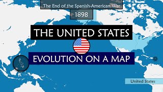 The United States of America - Evolution on a map