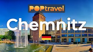 Walking in CHEMNITZ / Germany 🇩🇪 - 4K 60fps (UHD)