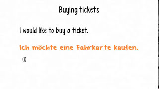 German for Beginners: Lesson 9 - Making Travel Arrangements