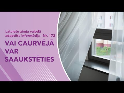 Video ziņas Nr. 172 “Vai caurvējā var saaukstēties”