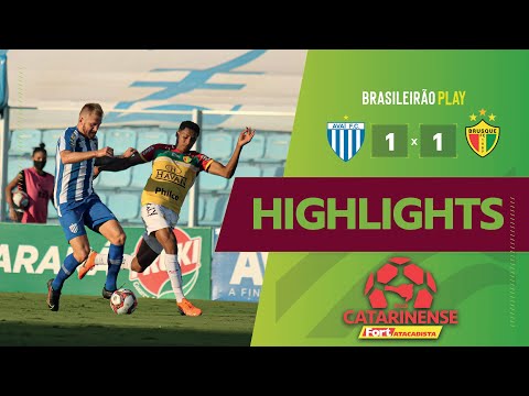 AVAÍ EMPATÓ ANTE BRUSQUE Y PIERDE POSICIONES EN LA TABLA | AVA 1x1 BRU #Brasileirao #Estaduales