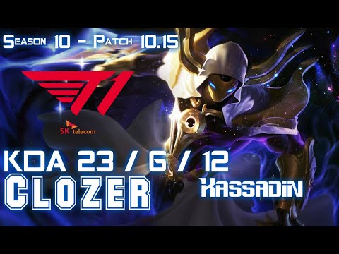 T1 Clozer KASSADIN vs SYLAS Mid - Patch 10.15 KR Ranked