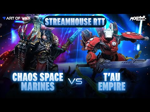 T'au Empire vs Chaos Space Marines - Streamhouse RTT Round 3
