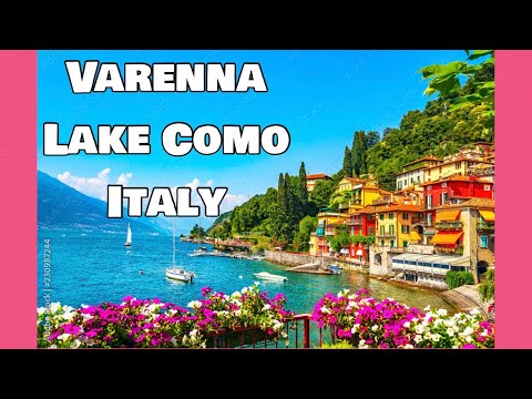 4K Varenna Walking Tour Lake Como Italy Walking Tour