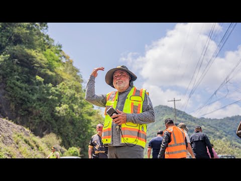 Trabajos en el cerro de la colonia Lempira 