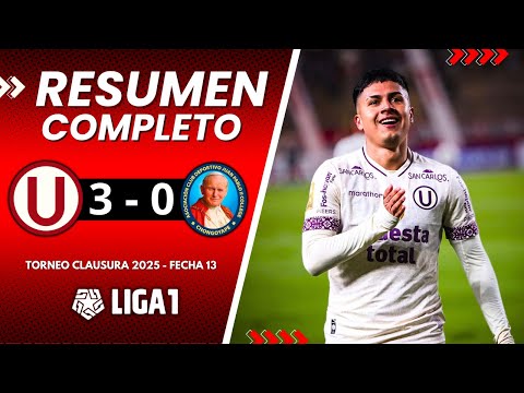 UNIVERSITARIO 3 - 0 JUAN PABLO II - RESUMEN COMPLETO, GOLES Y JUGADAS l TORNEO CLAUSURA 2025