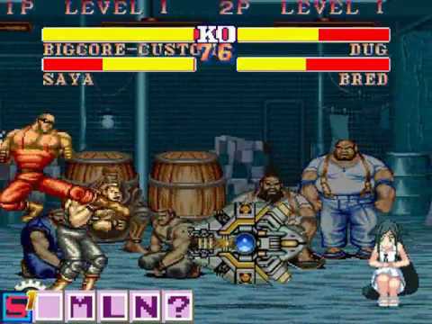 Street Fighter II Deluxe: Big Core Custom + Saya 2v2 Team Arcade No Miss