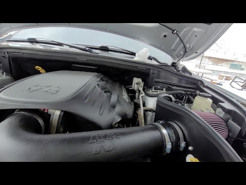 KN intake install on 2013 Jeep Grand cherokee 5.7 hemi