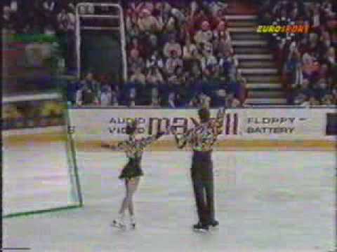 Kovarikova & Novotny (TCH) - 1990 Worlds, Pairs' Original Program (German Broadcast Feed)