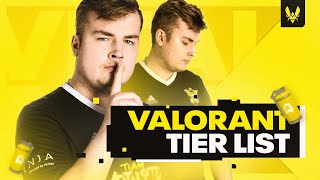 Sadge S-tier ?! VALORANT agents ranking