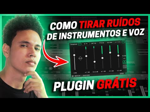 Como Tirar Ruídos de Instrumento e Voz com plugin grátis | Review Bertom Denoiser