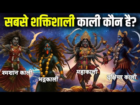 काली माँ के 4 रूप – शमशान, भद्रकाली, महाकाली, दक्षिणा | सबसे शक्तिशाली कौन?