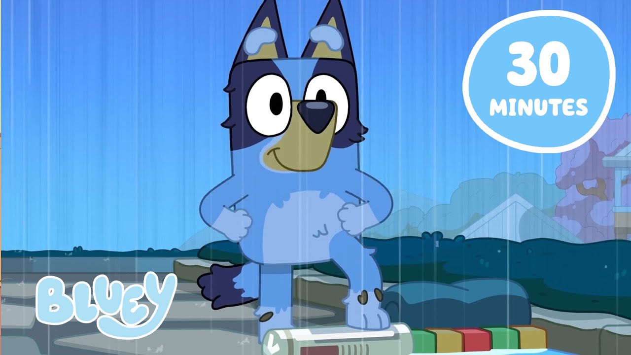 Bluey Moments for a Rainy Day ☔️ 🌧️ | 30 MINUTES | Indoor Fun and Games | Bluey