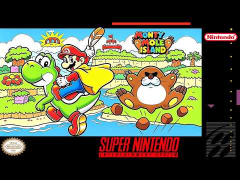 Monty Mole Island | Super Mario World Romhack [SNES]
