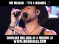 Tim McGraw - It's A Business Doing Pleasure With You [ New Video + Download ]