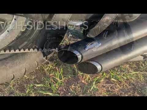 VANCE & HINES SIDESHOTS (no baffles) with and without DIY LOLLIPOPS