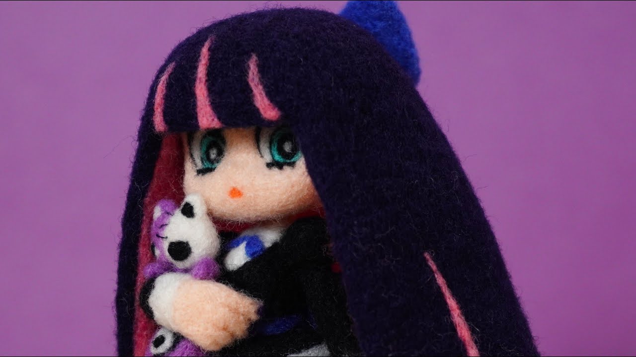 ストッキングを作ってみた【羊毛フェルト】