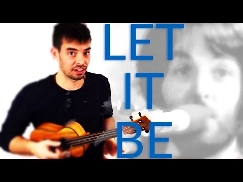 LET IT BE - Ukulele Tutorial w/ chords & fingerpicking - The Beatles