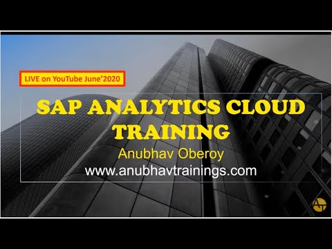 SAP Analytics Cloud Tutorial with LIVE Data Connections | Analytics Cloud Live Training | HANA Data