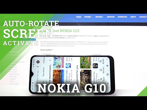 How to Turn Off Auto Rotate Screen in NOKIA G10 - Stop Auto Rotate Screen