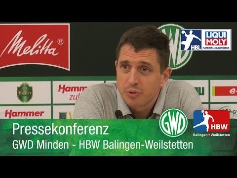 03.11.2019 GWD Minden - HBW Balingen-Weilstetten // Pressekonferenz