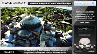 IstanbulFind Hotel TV - Wyndham Istanbul Grand Europe