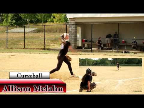 Allison Melahn Softball Skills Video 2016