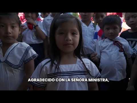Escuela Cerro Patena estrena modernas instalaciones en la comarca Ngäbe Buglé
