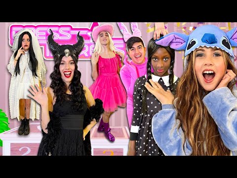 GIOCHIAMO A DRESS TO IMPRESS DEI MOSTRI DI CARNEVALE NELLA VITA REALE CON GIADA E  I NOSTRI AMICI!