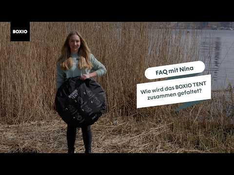 Wie wird das Tent wieder zusammen gefaltet?