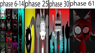Phase 1 VS Phase 2 VS Phase 3-4 VS Phase 5 VS Phase 6 VS Phase 7-8-61 in Incredibox Sprunki Mix!
