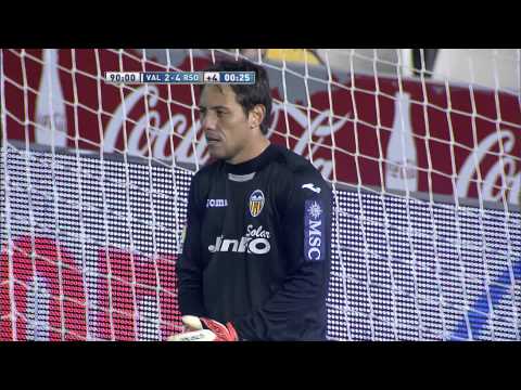 La Liga | Gol de Vela (2-5) en el Valencia CF - Real Sociedad | 01-12-2012 | J14