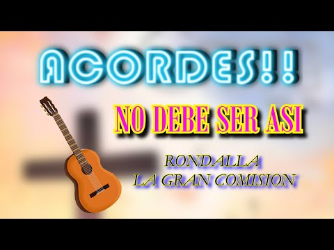 No Debe Ser Así - Canciones De Rondalla