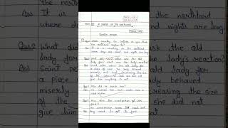 Class 9th English Poemn         A legend of the Northland NCERT all question answer #trending #new 📖