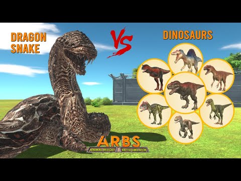 DRAGON SNAKE vs DINOSAURS