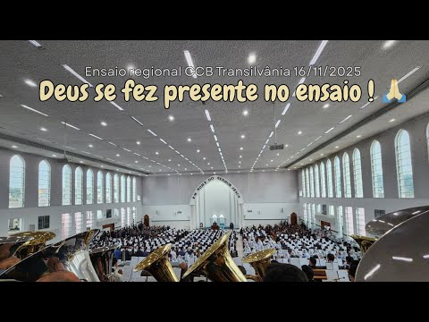 Ensaio regional CCB Jd. Transilvânia 16/11/2025