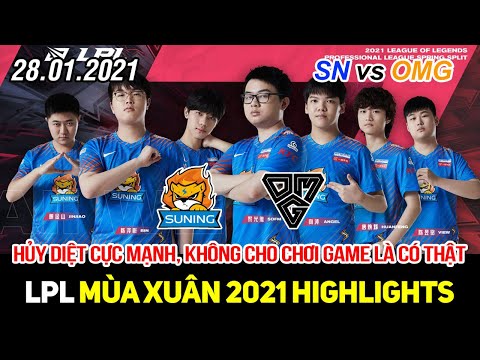 [LPL 2021] SN vs OMG FULL Highlights | SofM không cho đối thủ chơi là có thật, Angel ẵm Penta Kill