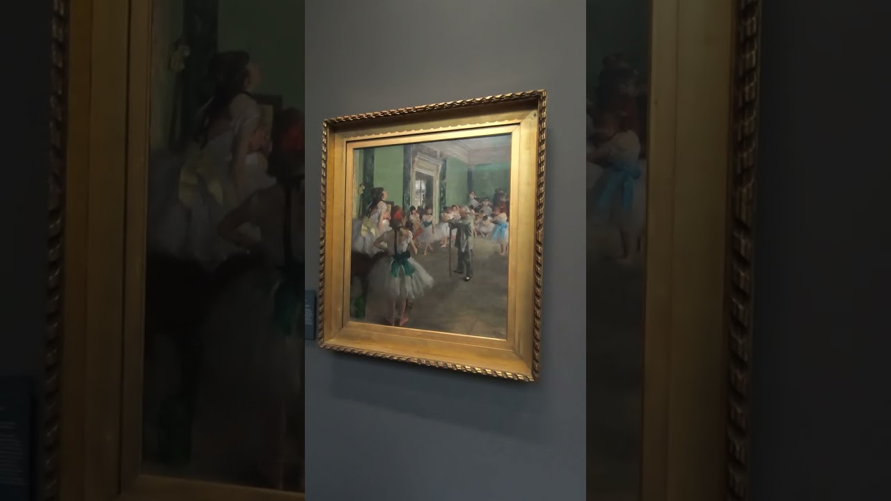 Edgar Degas - The dance class (La Classe de danse), 1873-1876.