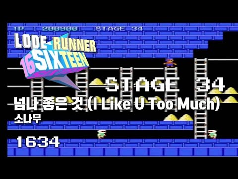 Lode Runner 16 - Stage 34 I Like U Too Much - SONAMOO [1634]