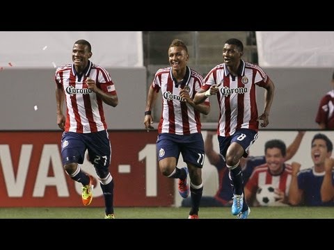 Red Card & Penalty Kick - Chivas USA beats LA Galaxy to win first SuperClasico of 2012