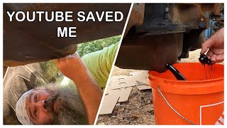 YOUTUBE SAVED ME from a Costly Mistake - Changing the fluid in the 1966 Ford 3000 Tractor