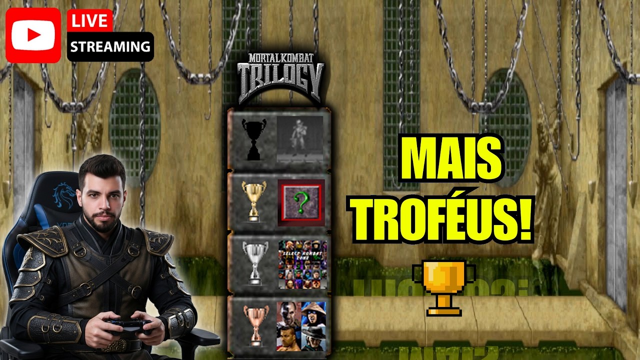 PLATINANDO MORTAL KOMBAT TRILOGY! 🐉 Quantos Troféus Hoje? (Parte 5)